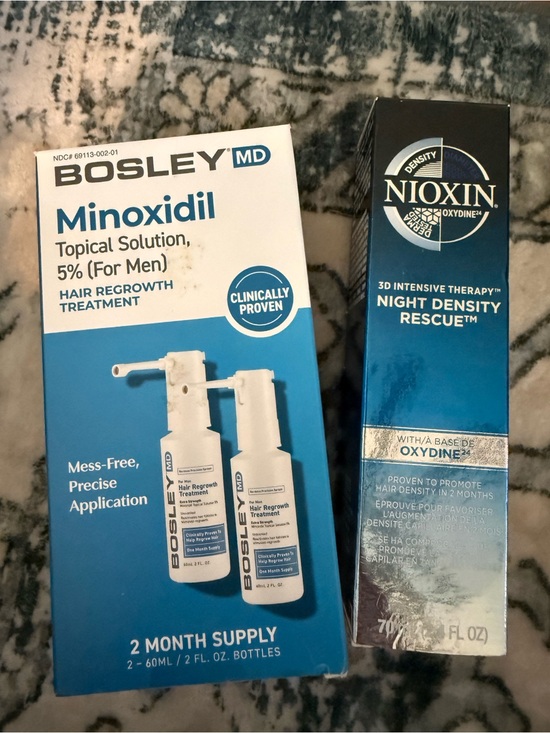 Nioxin Other - Bosley Minoxidil 5% Hair Regrowth Treatment – Blue
